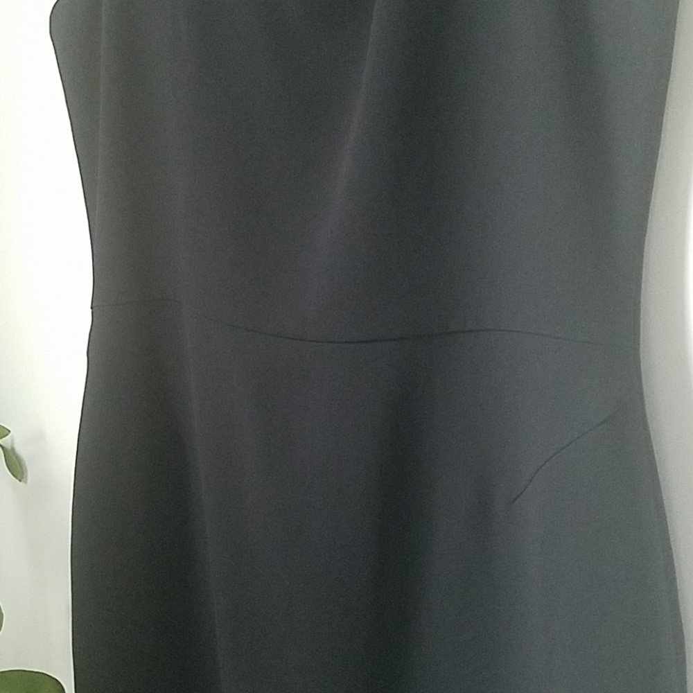 NWOT Raoul Black Asymmetrical Neck Sheath Dress - Picture 3 of 8